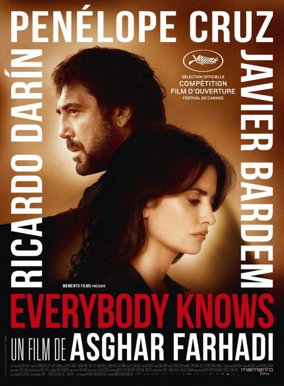 پوستر رسمی فیلم «همه می دانند»