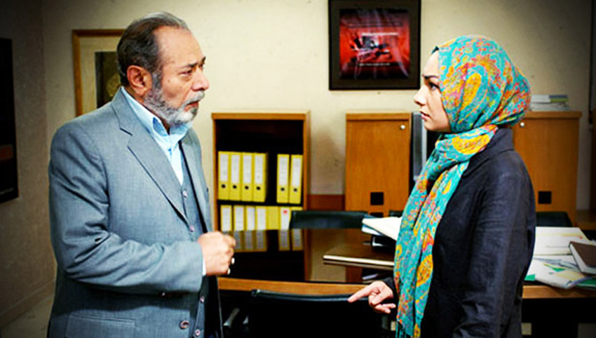هانیه توسلی (هستی) و علی نصیریان (حاج یونس فتوحی) در سریال میوه ممنوعه